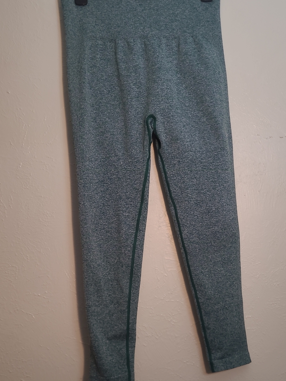 Heathered Green Women’s High-Rise Leggings Peach Lifting Style